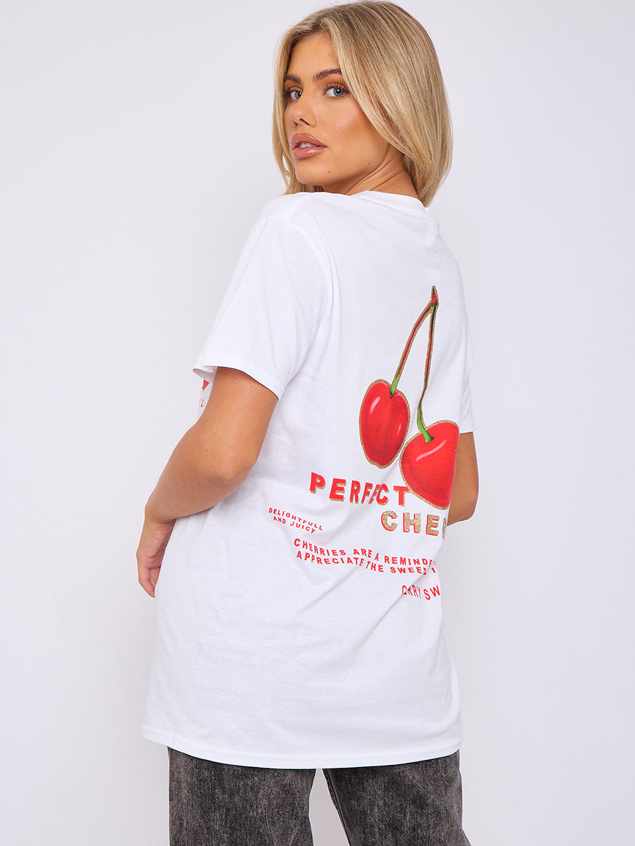 Perfect Cherry Front & Back Graphic T-Shirt