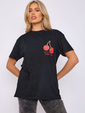 Perfect Cherry Front & Back Graphic T-Shirt