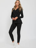 Ribbed Side Split Top & Trouser Co-ord