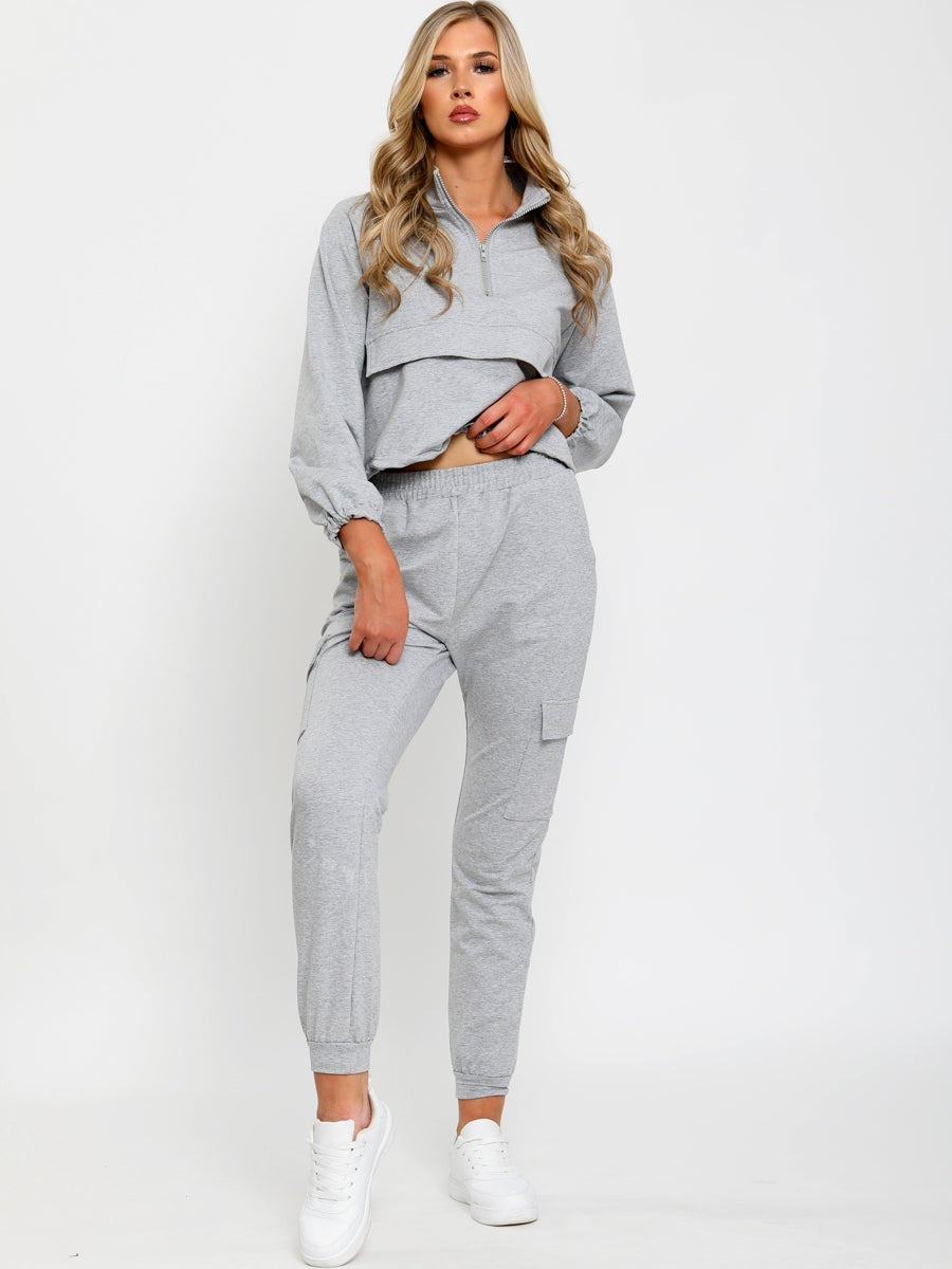 Cropped Cargo Loungewear Co-ord