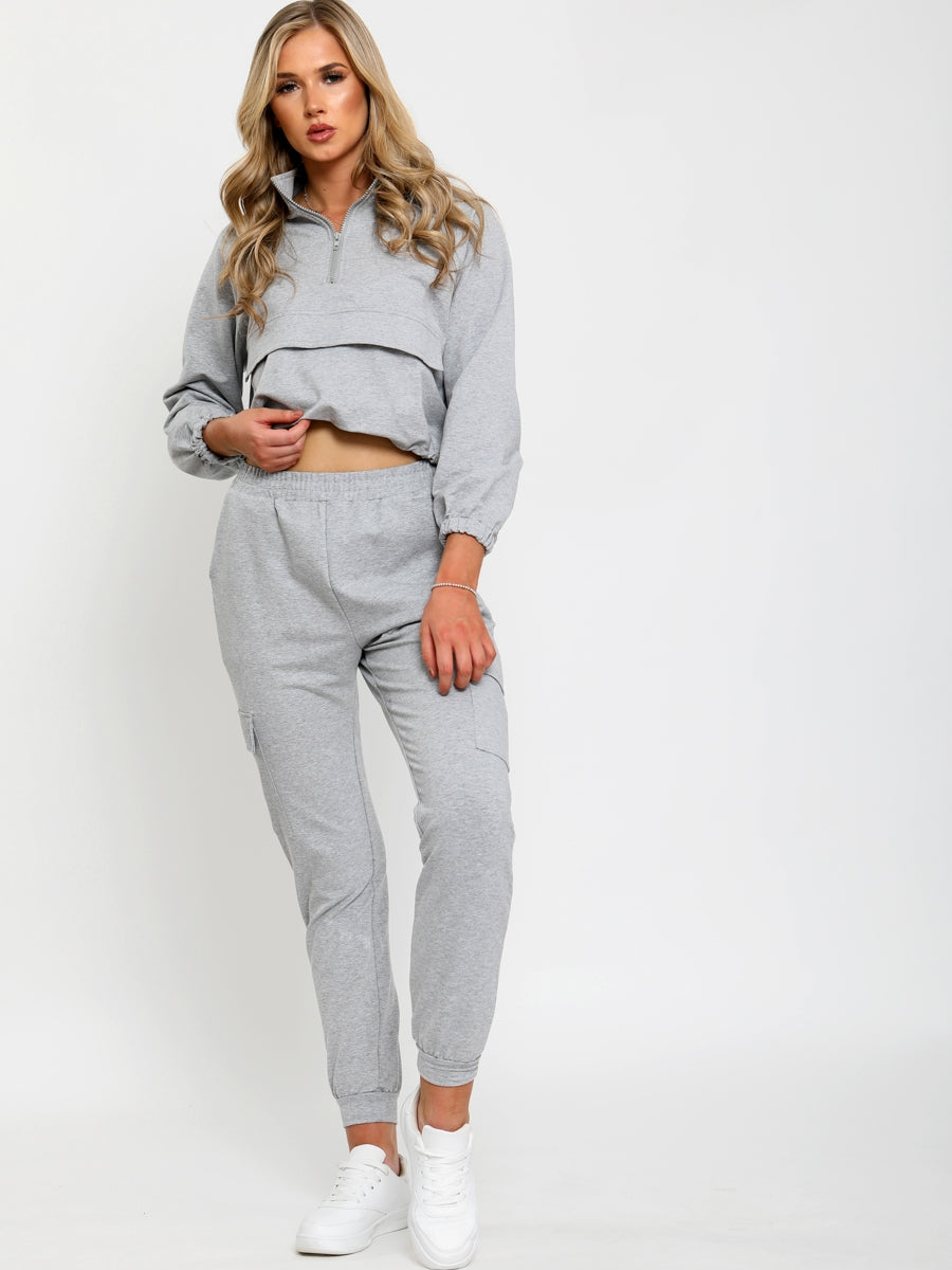 Cropped Cargo Loungewear Co-ord