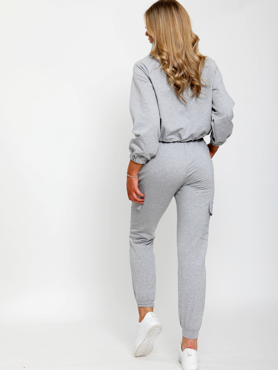 Cropped Cargo Loungewear Co-ord