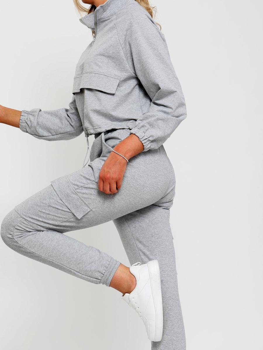 Cropped Cargo Loungewear Co-ord