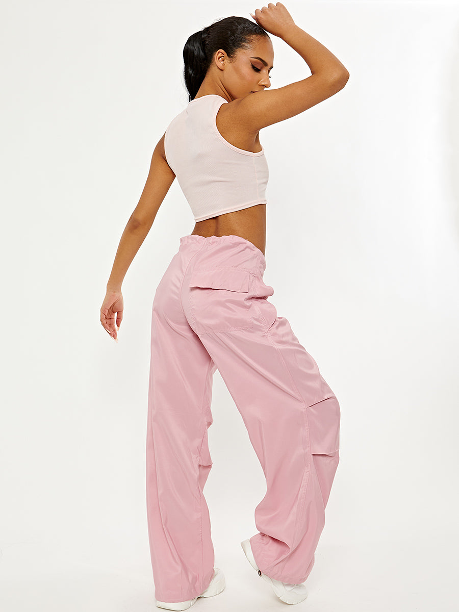 Balloon Cargo Trousers With Toggle Detail