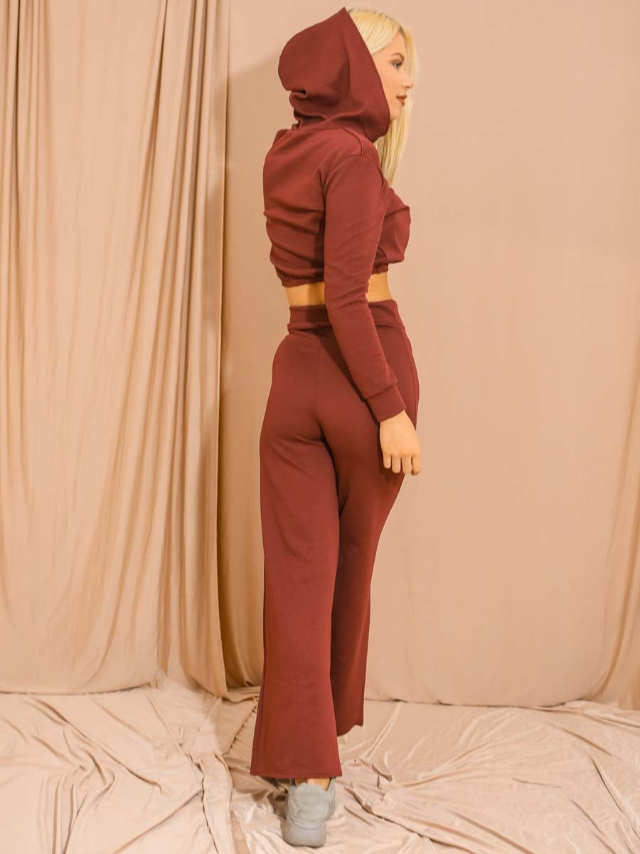 Big Ring Zip Ribbed Co-ord