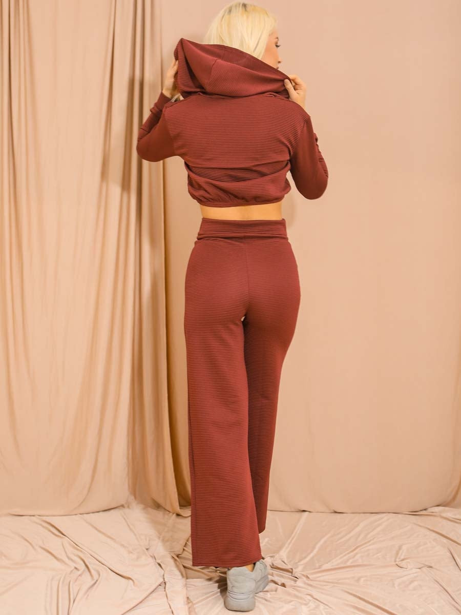 Big Ring Zip Ribbed Co-ord