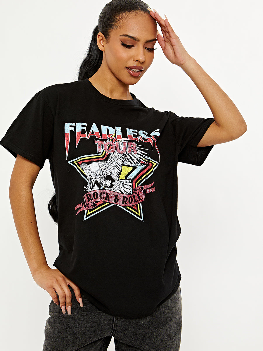 Fearless Tour Graphic Printed T-Shirt