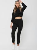Cropped Cargo Loungewear Co-ord