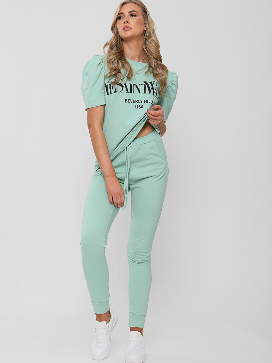 Ye Saint West Printed Loungewear Co-ord