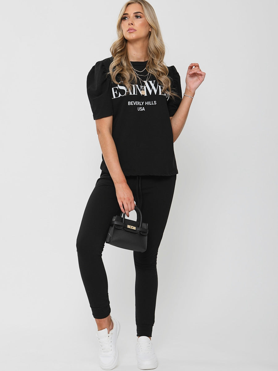 Ye Saint West Printed Loungewear Co-ord