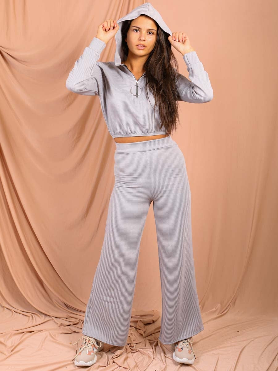 Big Ring Zip Ribbed Co-ord