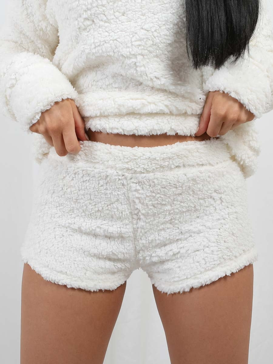 Teddy Bear Hoodie & Shorts Co-ord