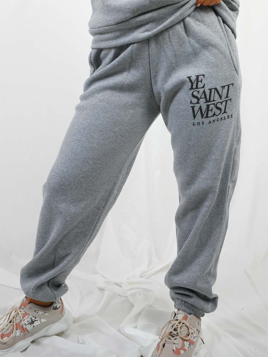 YE SAINT WEST Fleeced Co-ord
