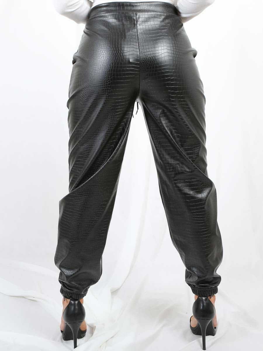 PU Crocodile Jogger
