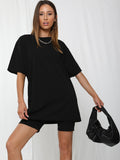 Oversized T-Shirt & Shorts Co-ord