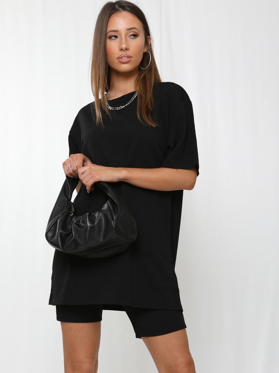 Oversized T-Shirt & Shorts Co-ord