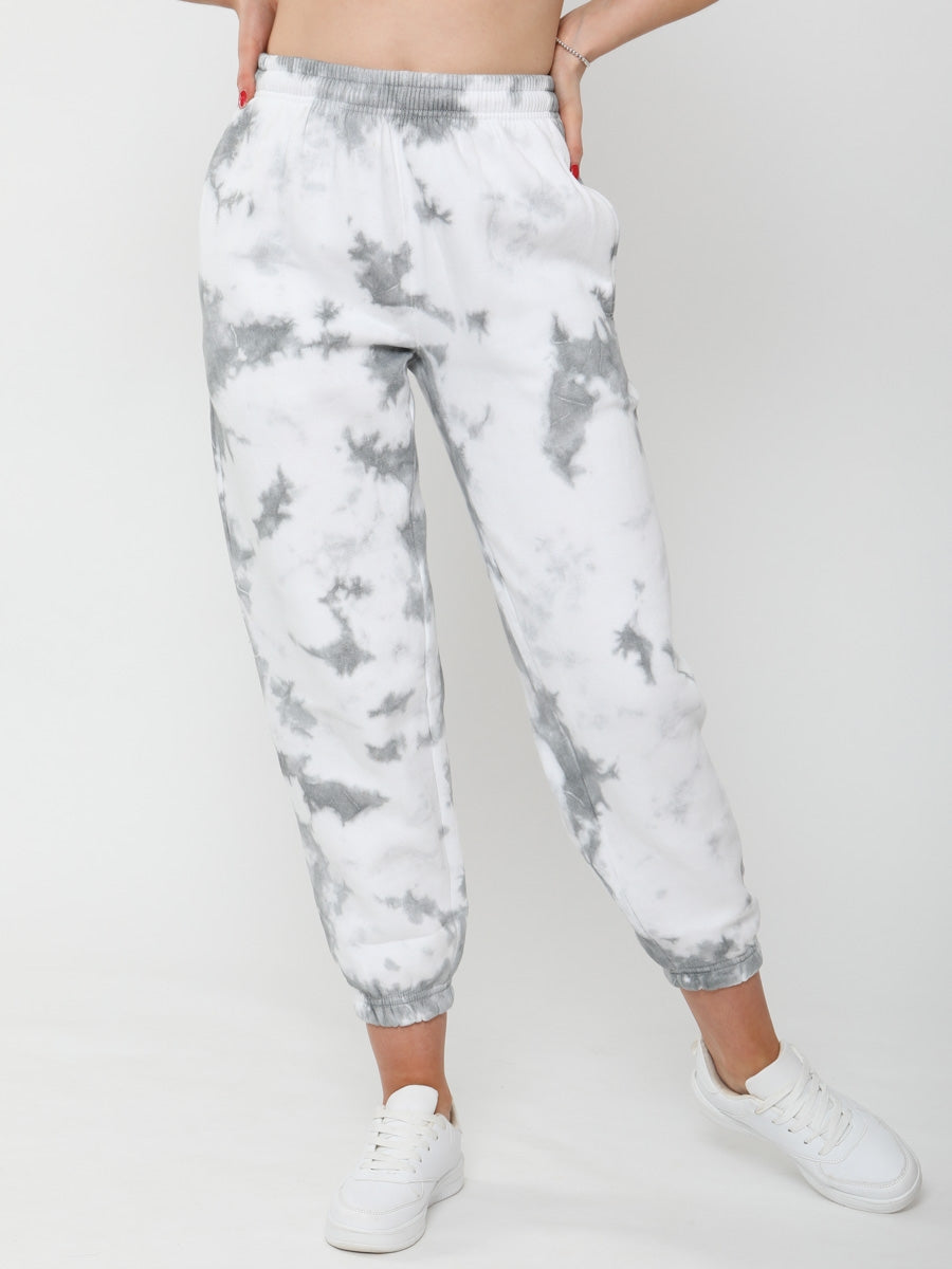 Tie-Dye Oversized Fleece Joggers