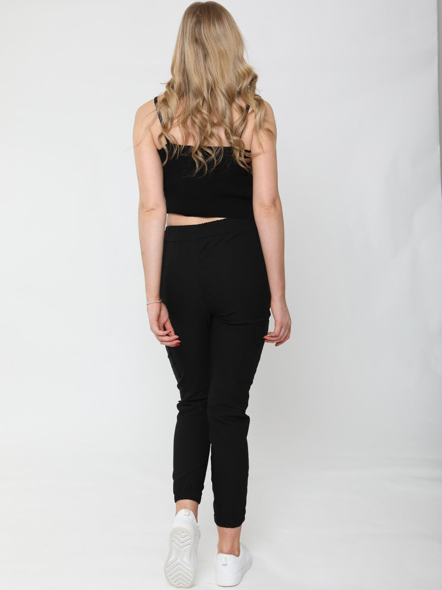 Ribbed Knitted Crop Top