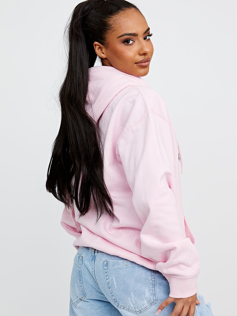 All You Need Is Love Graphic Print Hoodie