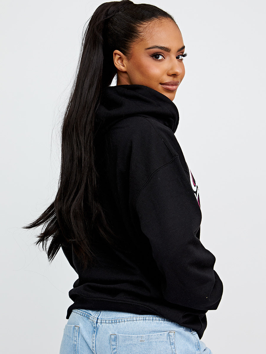 All You Need Is Love Graphic Print Hoodie