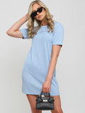 Embroidered Butterfly Rib Dress
