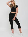 Crop Top & Cropped Leggings Co-ord