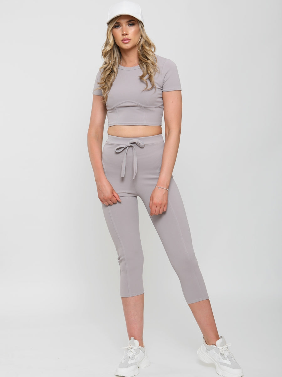 Crop Top & Cropped Leggings Co-ord