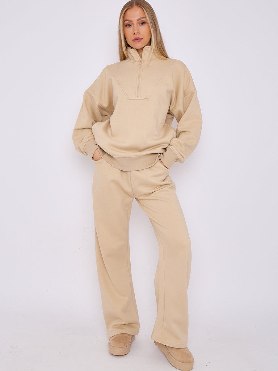 1/2 Zip Top & Jogger Fleece Co-ord