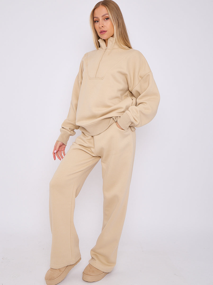 1/2 Zip Top & Jogger Fleece Co-ord