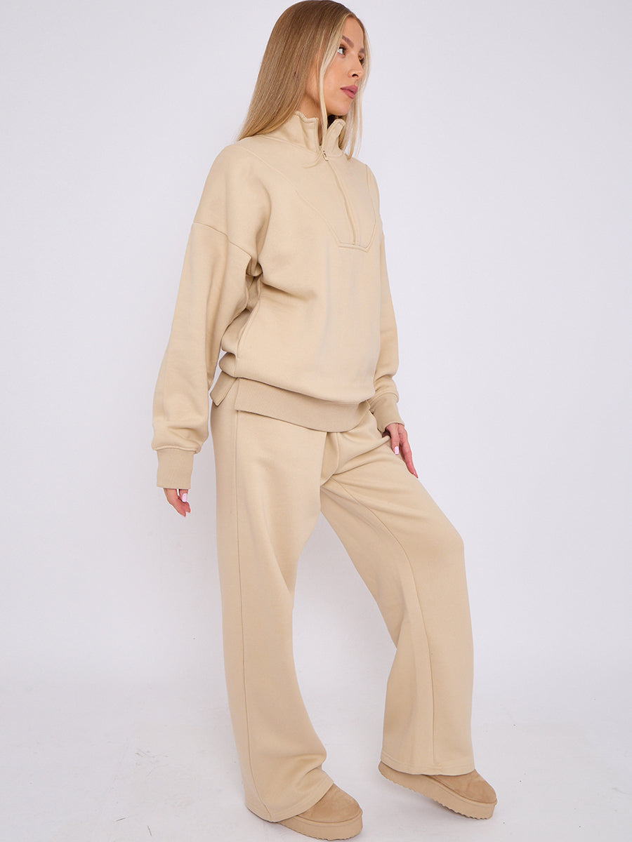 1/2 Zip Top & Jogger Fleece Co-ord