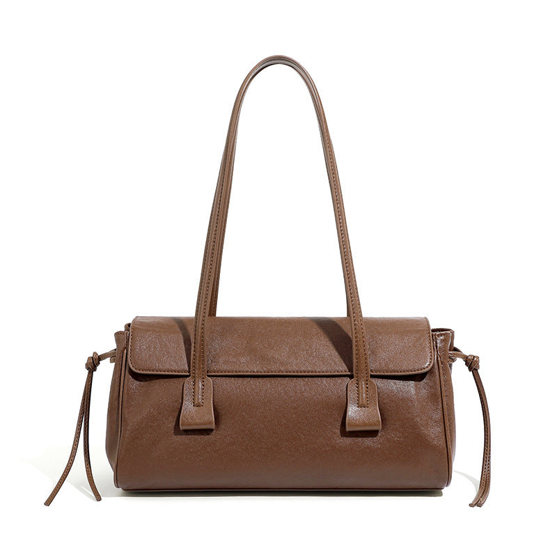Women's Vegetable Tanned Cowhide Armpit High-end Handbag