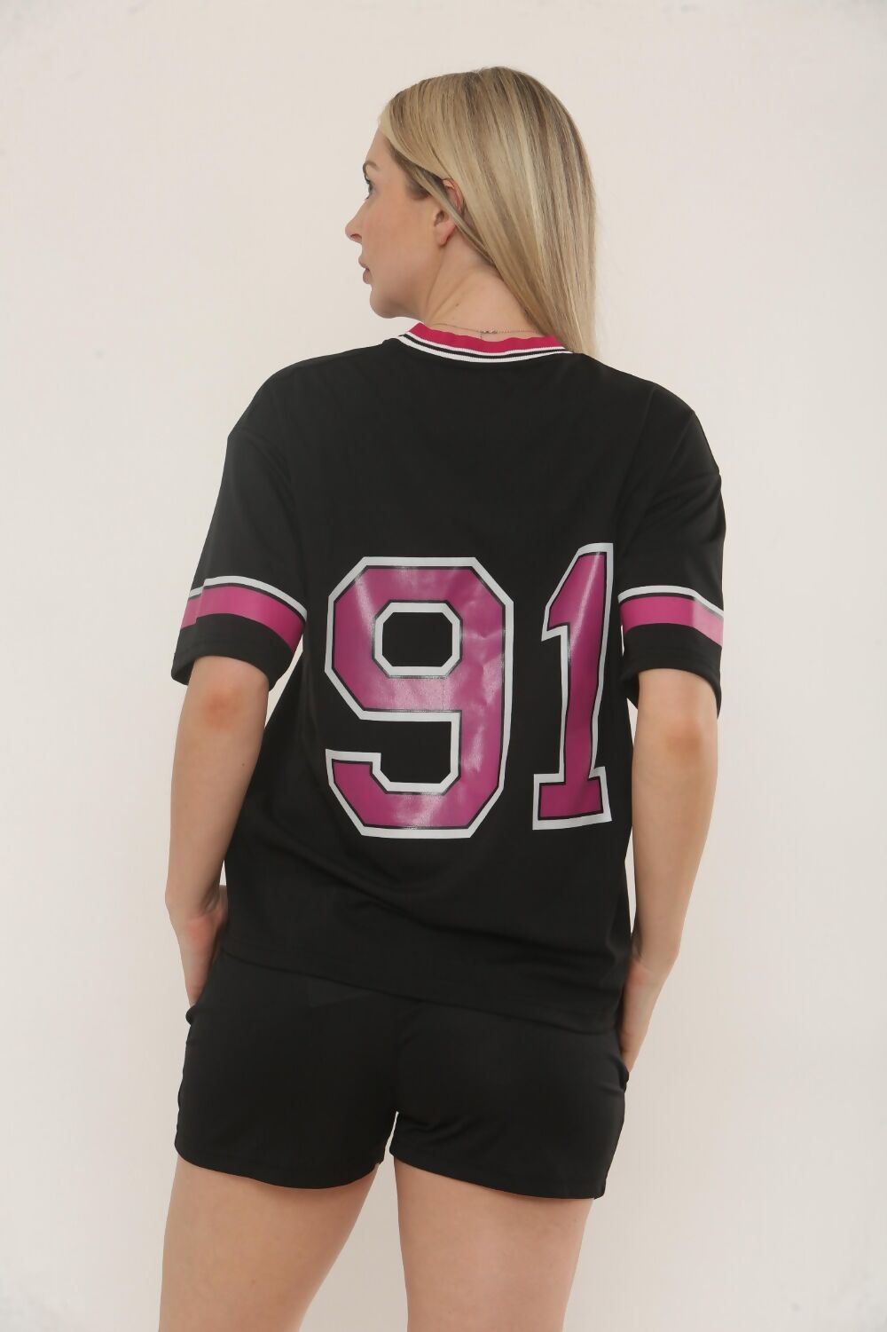 LA Varsity T-Shirt With Shorts Co-ord