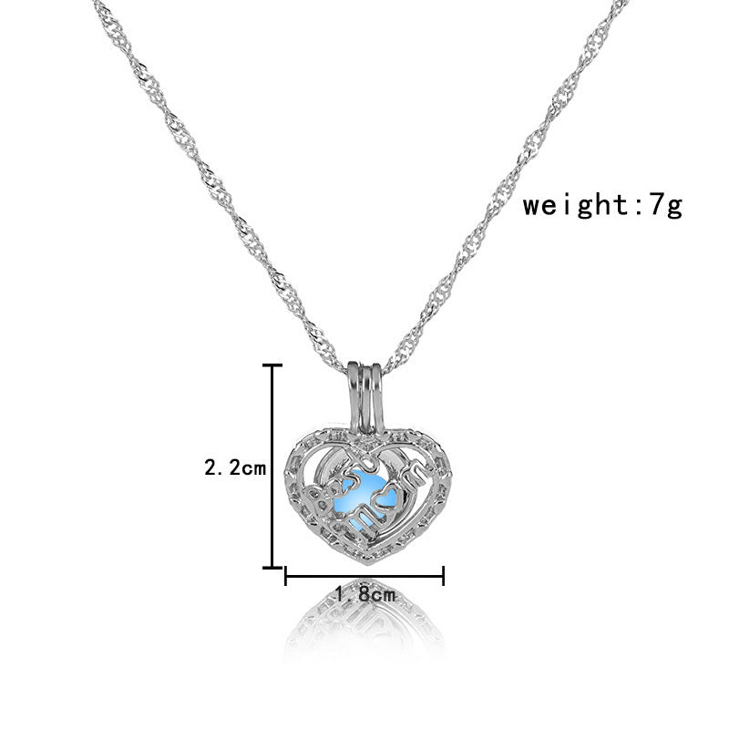 Best Mom Glow-in-the-Dark Necklace