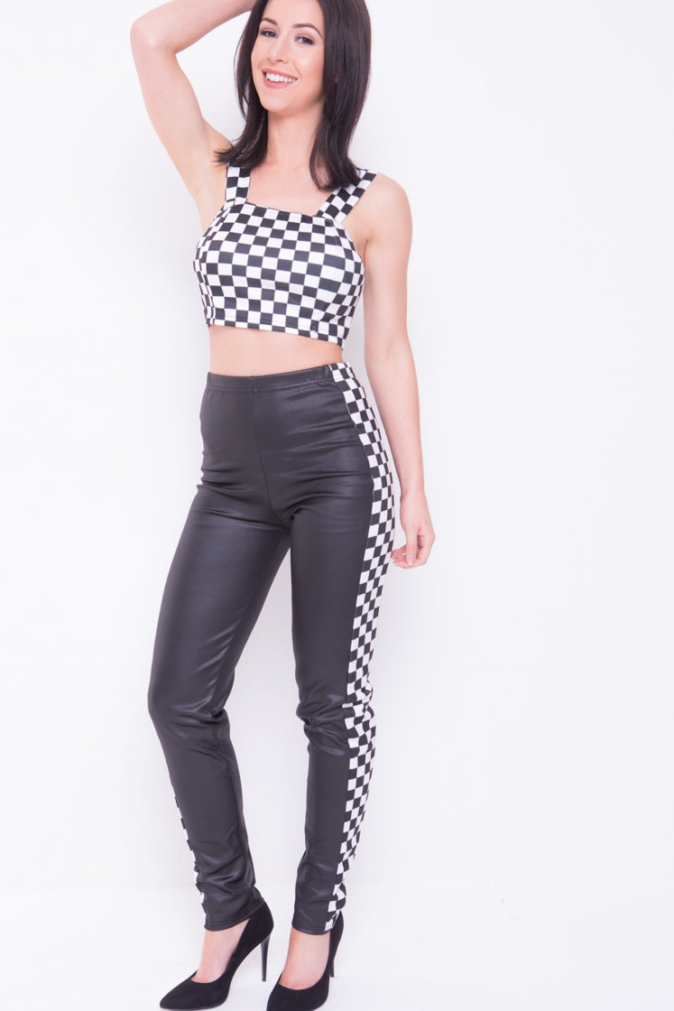 Checkerboard Grid Check Co-ord
