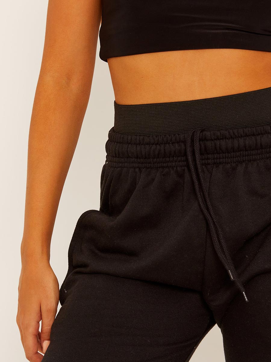 Joggers With High Waist Elastic Band