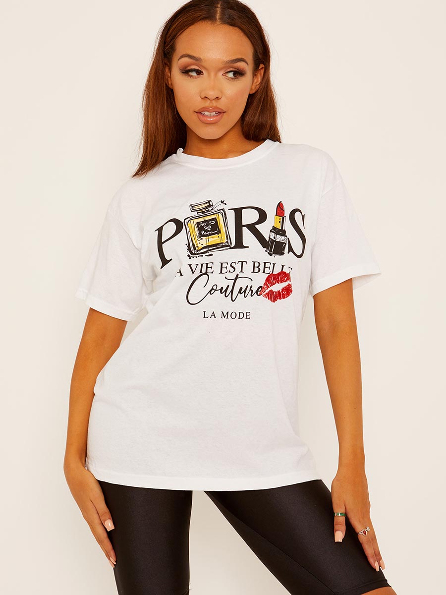 Paris Couture Graphic Printed T-Shirt