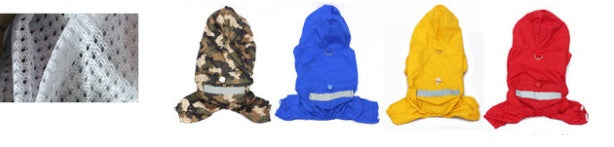 Rainproof windproof pet rain clothes