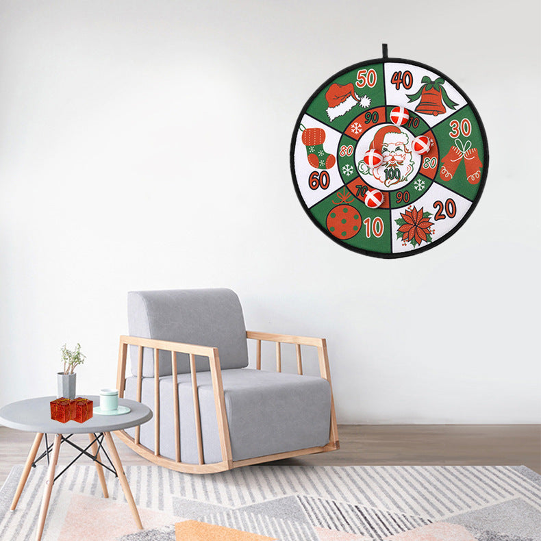 Christmas ornament toy ball dart board