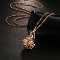 Circle Dome Secret Stash Necklace