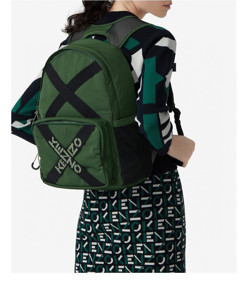 New Letter Cross LOGO Backpack Men And Women