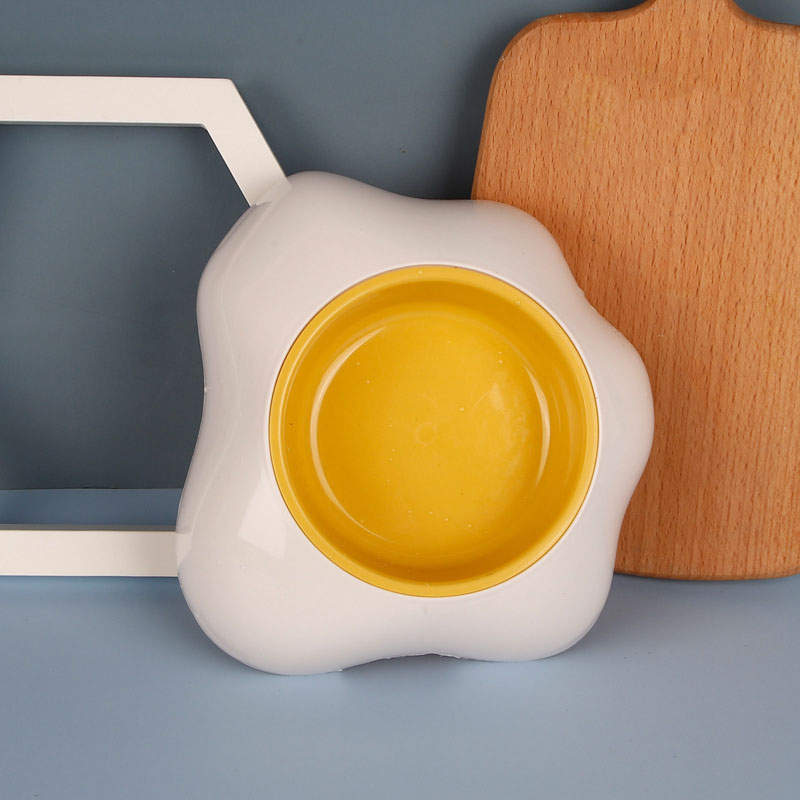 Home Creative Simple Pet Egg Yolk Bowl