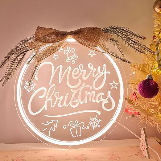 Christmas Decoration Neon LED Signboard