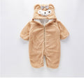 Children's home service pajamas baby plus velvet romper