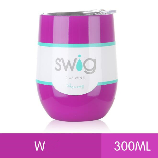 hot drink cups 9 унц. the egg in the form of a 304 stainless steel drink Tumber mug lid wine beer vacuum thermos cup