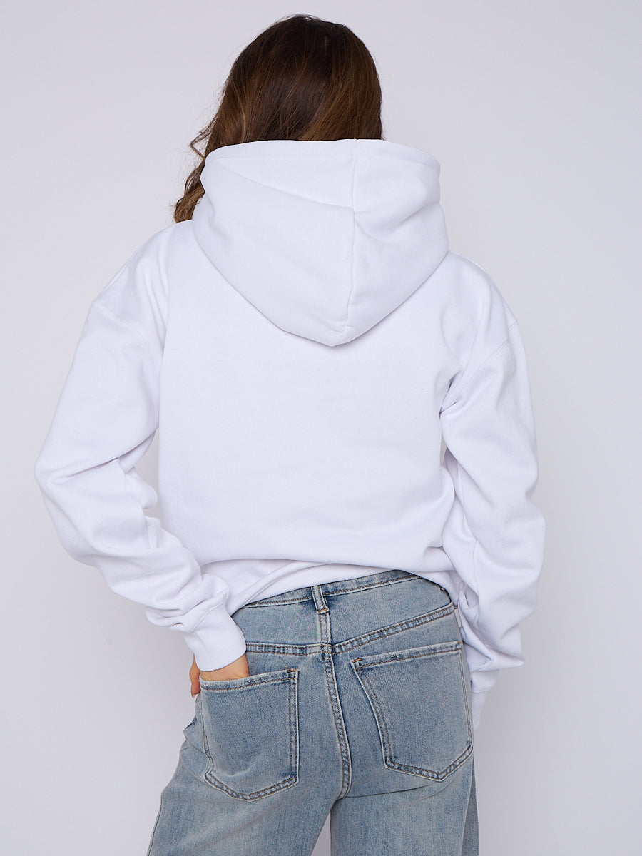 Oversized Plain Fleeced Hoodie