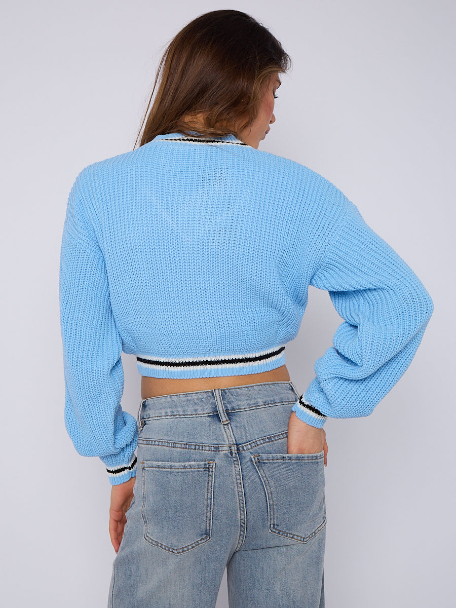 Knitted Cropped Jumper