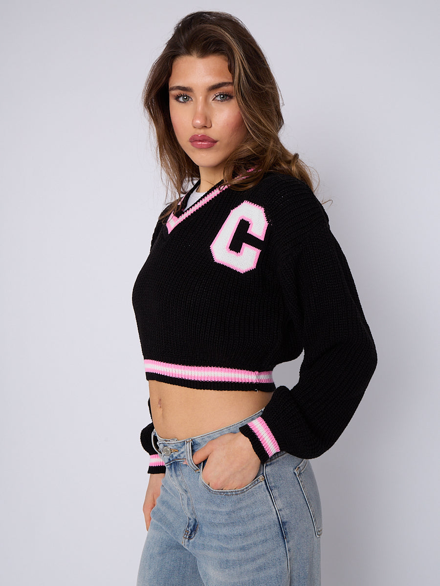 Knitted Cropped Jumper