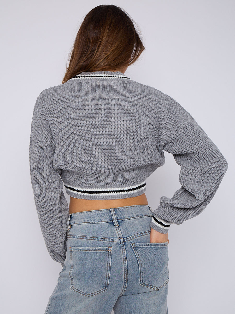 Knitted Cropped Jumper