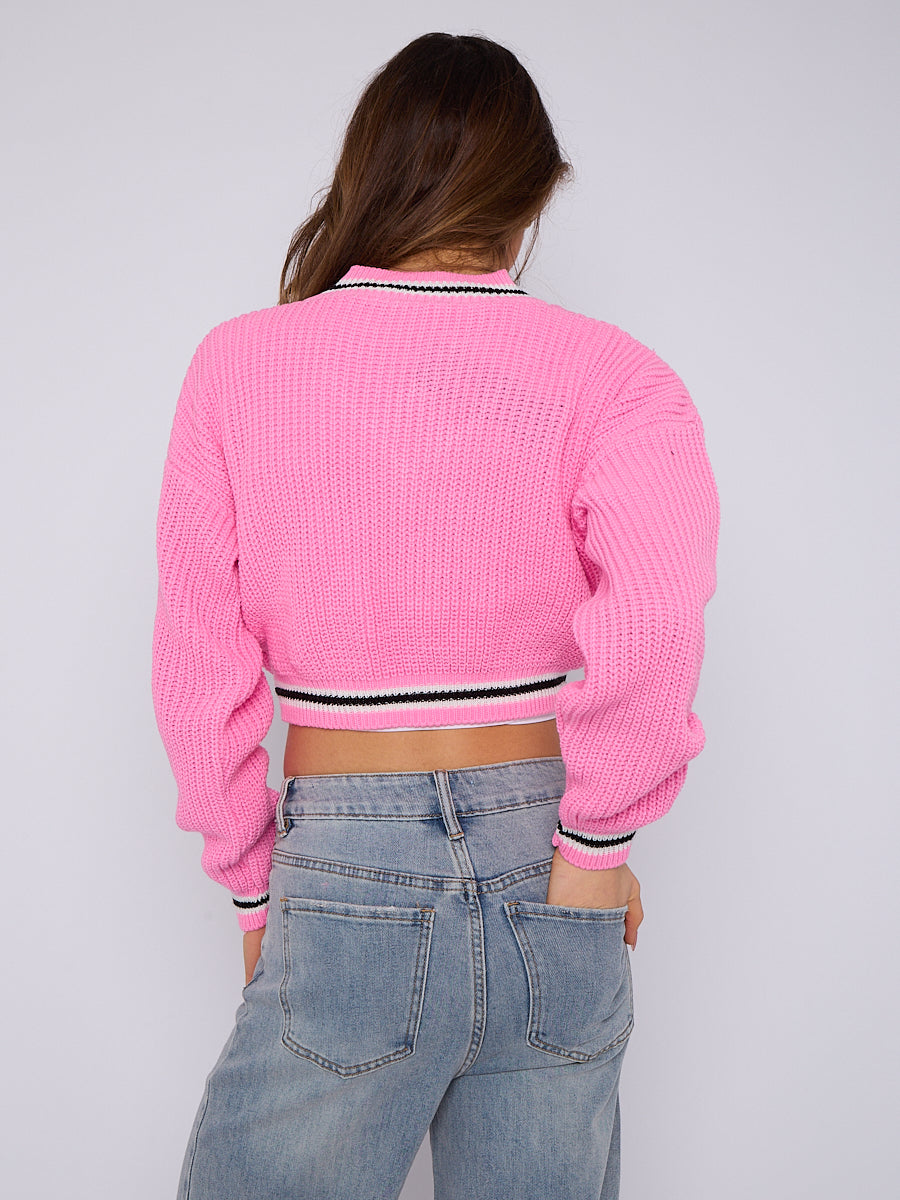 Knitted Cropped Jumper