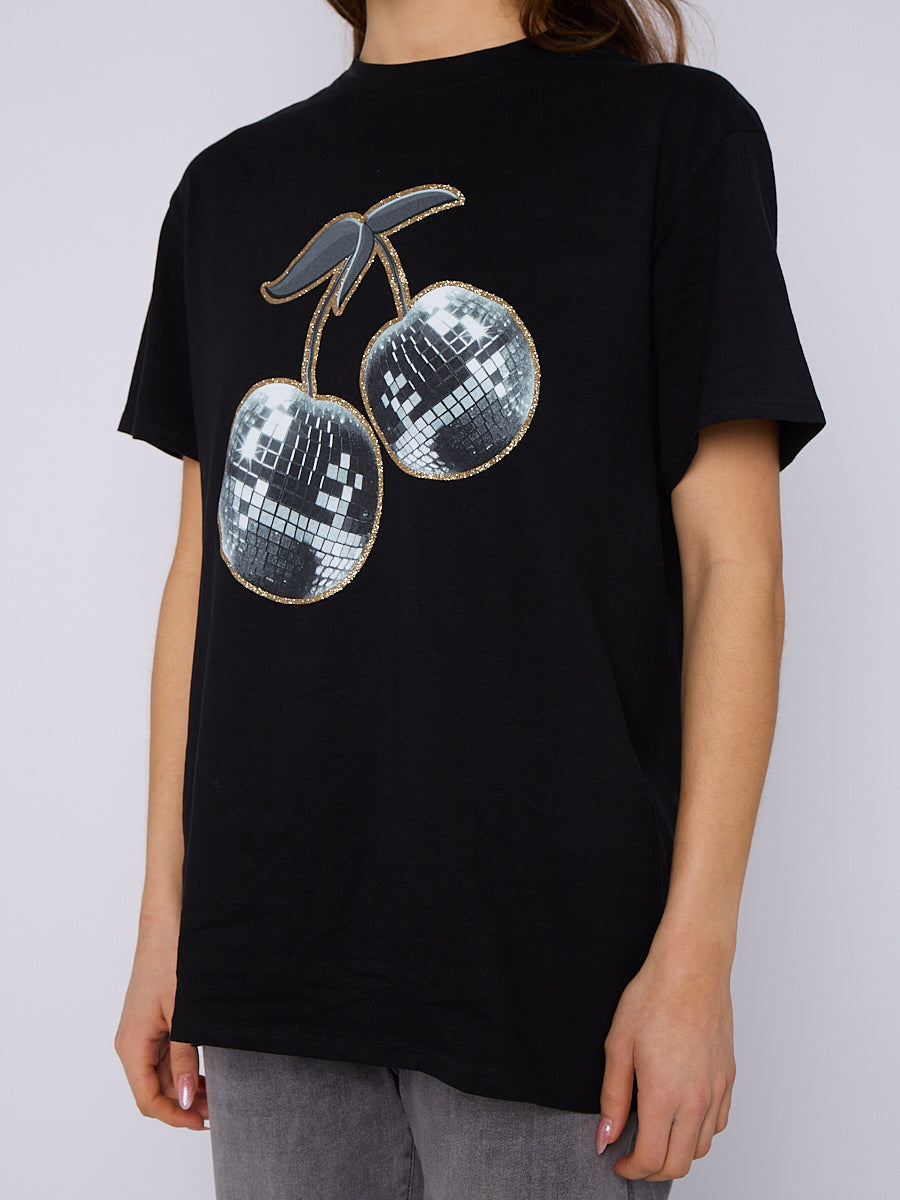 Cherry Graphic Printed T-Shirt